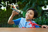 Jurassic World Legacy Collection Reimagined Chopper Chase Pack, Helicopter, Atrociraptor & Pilot