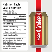 Diet Coke Caffeine Free 355mL Cans, 12 Pack, 12 x 355 mL