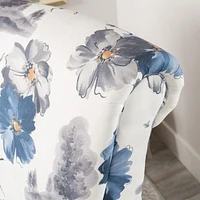 Rita Floral Print Fabric Club Chair