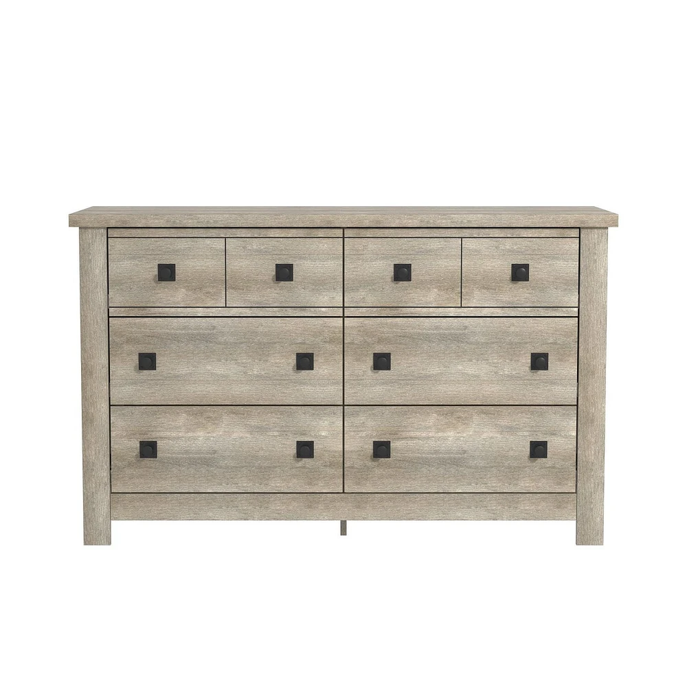 Commode à 6 tiroirs en bois Living Essentials par Hillsdale Addison