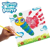 Crayola Washable Paint, 4 Pack, 4 - 236 ml bottles of washable paint