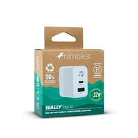 Nimble Power Adapter Power Delivery 32W US Plug White, PowerAdapterDelivery32WWhite