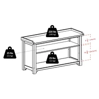 94201 Verona Storage hall bench