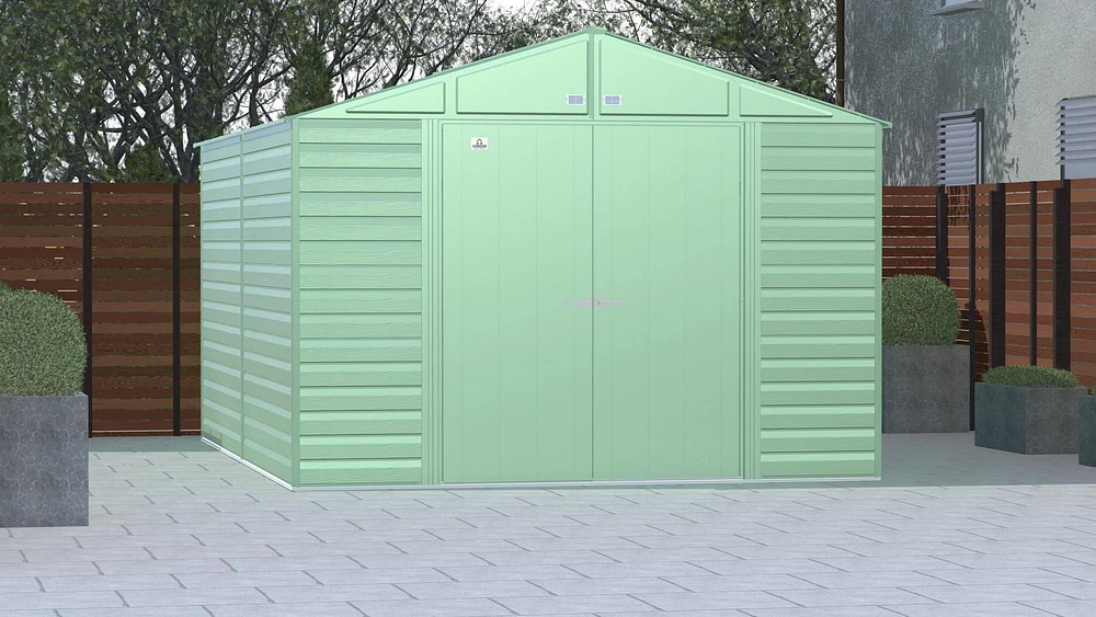 Arrow Select - Abri de rangement en acier, 10 x 14 cm, vert sauge