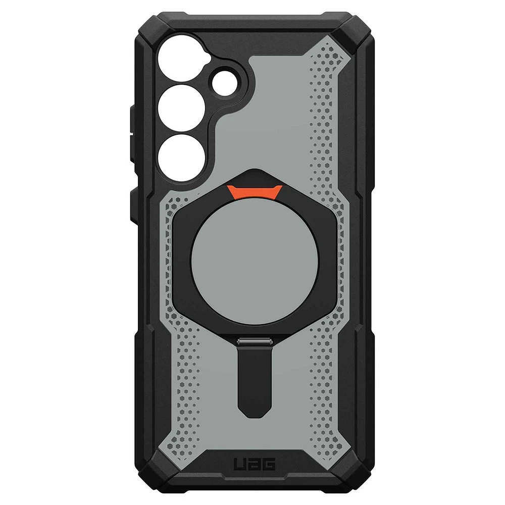 UAG Plasma XTE Rugged Kickstand Case Black/Orange for Samsung Galaxy S25+