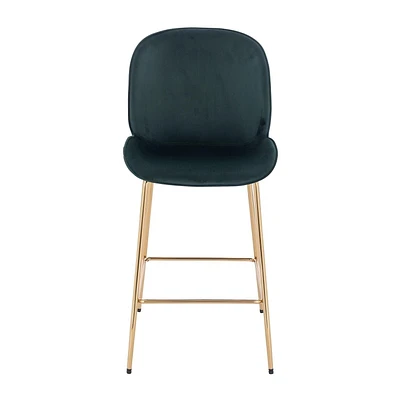 Tabouret Plata Import Lotus en Vert