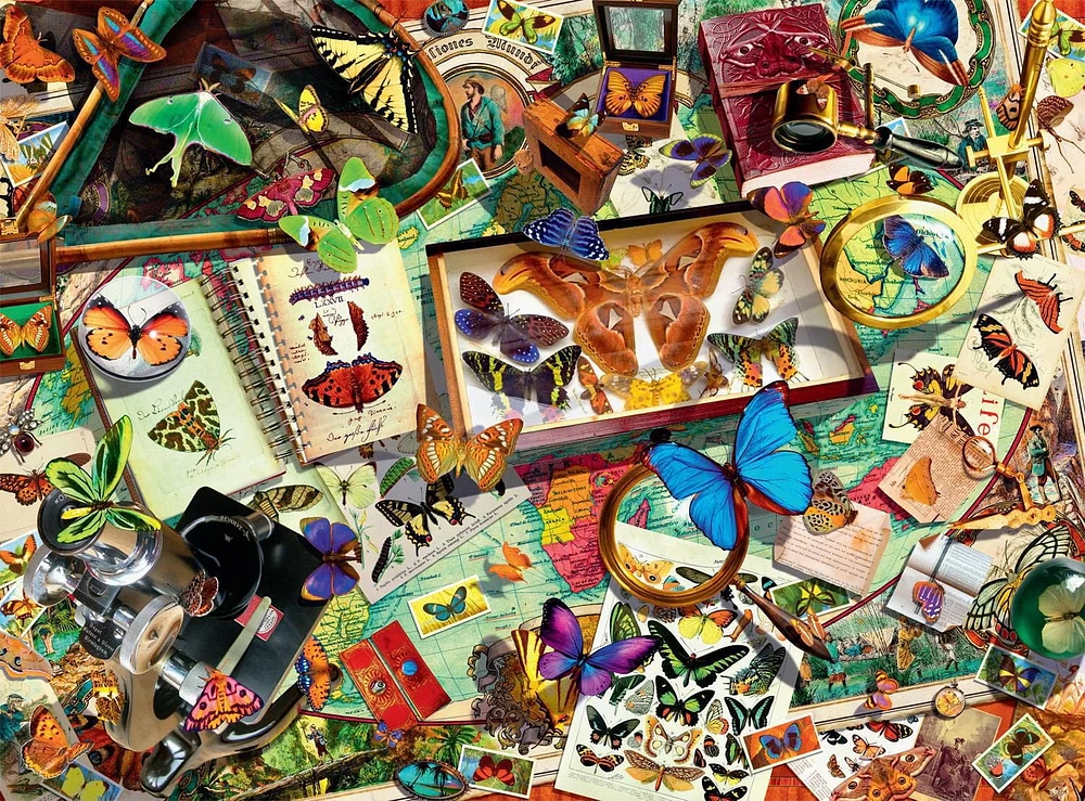 Buffalo Games - Signature Collection - The Butterfly Collector - 1000 Piece Jigsaw Puzzle