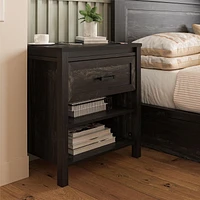 Table de chevet Beaumont d’Ameriwood Home, chêne noir
