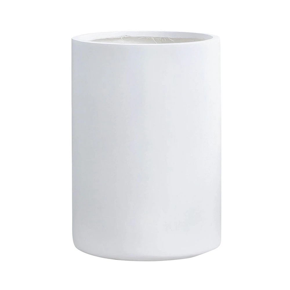 Barron White Large Planter, 19.7"