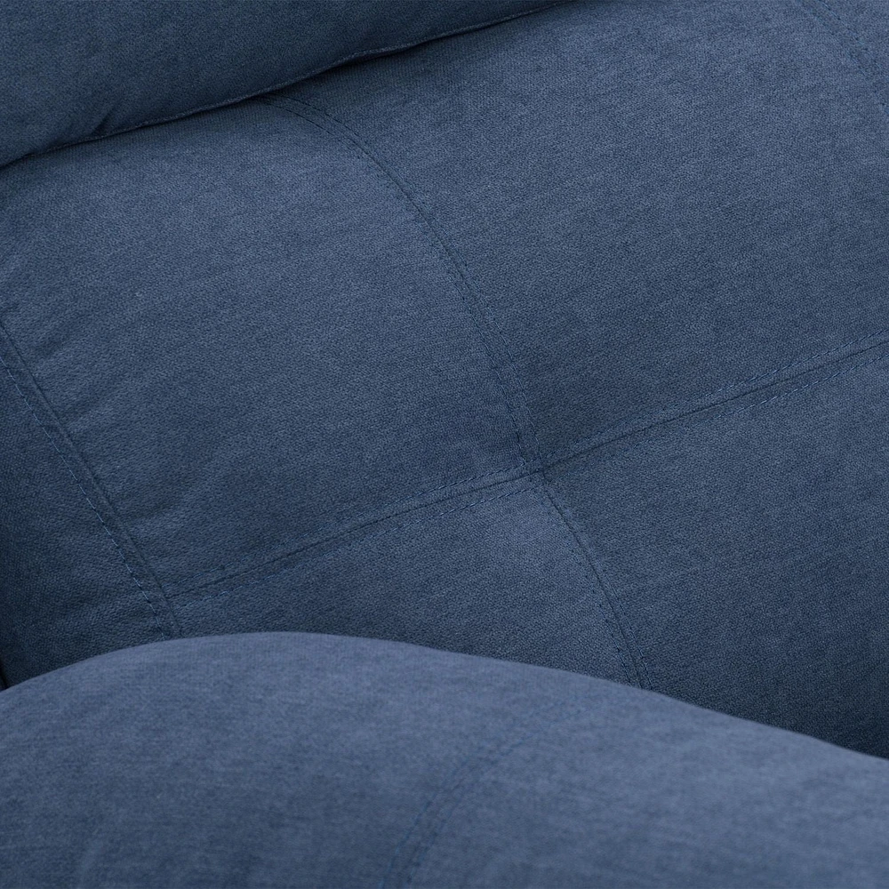CorLiving Oren Manual Soft High Quality Fabric Recliner