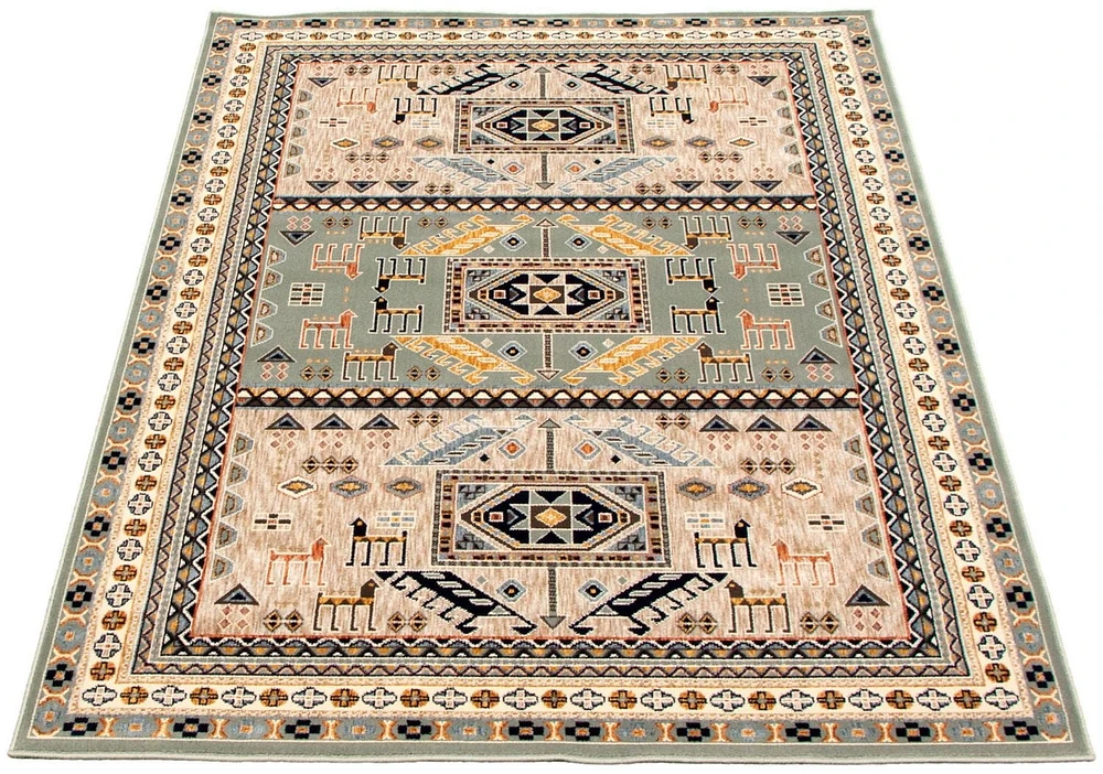 Tapis ECARPET Qashqai Vert