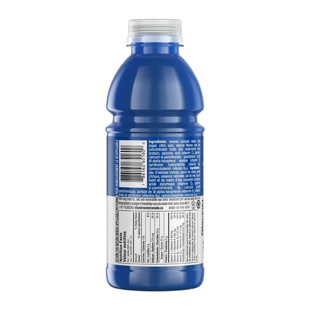 Glaceau Vitaminwater Recover-e Bottle, 591 mL, 59 mL