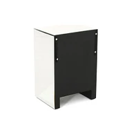 Nightstand, Nightstand, Mirrored Nightstand, Bedroom Nightstand, MDF Nightstand, Mirrored Nightstand, Three Drawer Nightstand, Mirrored Nightstand with Clear Knobs