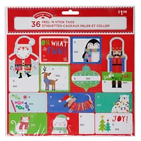 36 Étiquettes-cadeaux Peel n Stick - Fantaisistes