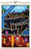 Minecraft - Worldly Wall Poster, 22.375" x 34"