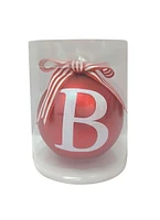 Holiday time Glass Ornament