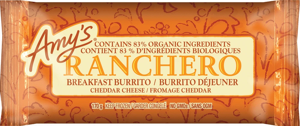 E-AMYS ORGANIC RANCHERO BURRITO D