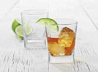 Libbey Cubist Double-old-fashioned Glass