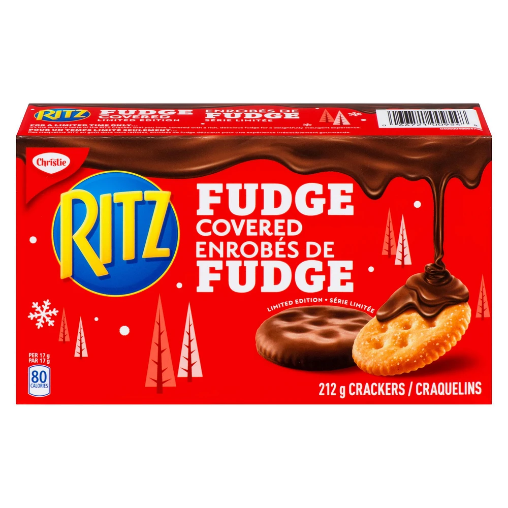 Craquelins Ritz Enrobés De Fudge
