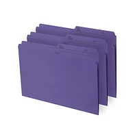 Chemises à Dossiers Continental Format Lettre, Couleur Violet, 12 unités