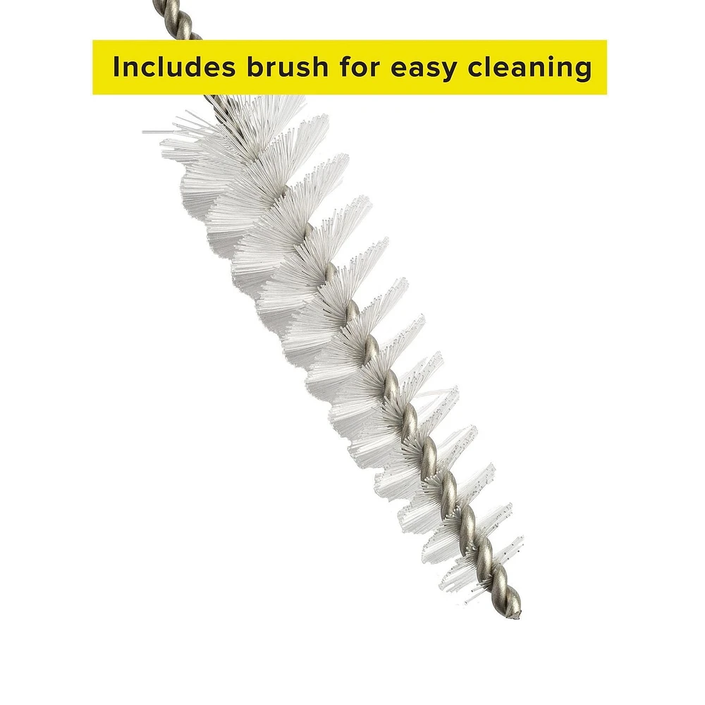Ensemble de poire à jus pour dinde avec brosse de nettoyage, poire en silicone, vert