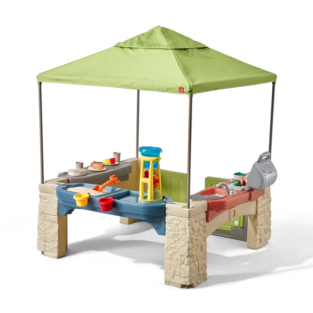 Ens. de jeu patio avec canopé All Around Playtime de Step2