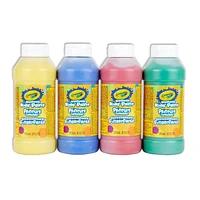 Crayola Washable Paint, 4 Pack, 4 - 236 ml bottles of washable paint