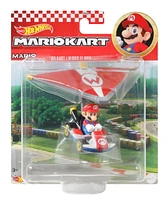 Hot Wheels Mario Kart Mario Standard Kart Super Glider 1:64 Scale Die-Cast Vehicle For Kids Ages 3+ Years