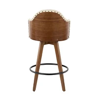 Tabouret de bar moderne milieu-du-siècle Ahoy, de LumiSource