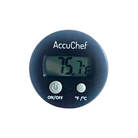 AccuChef Digital Thermometer, Black and Stainless-steel with Probe Cover, Model 2240, Registers Internal Temperature