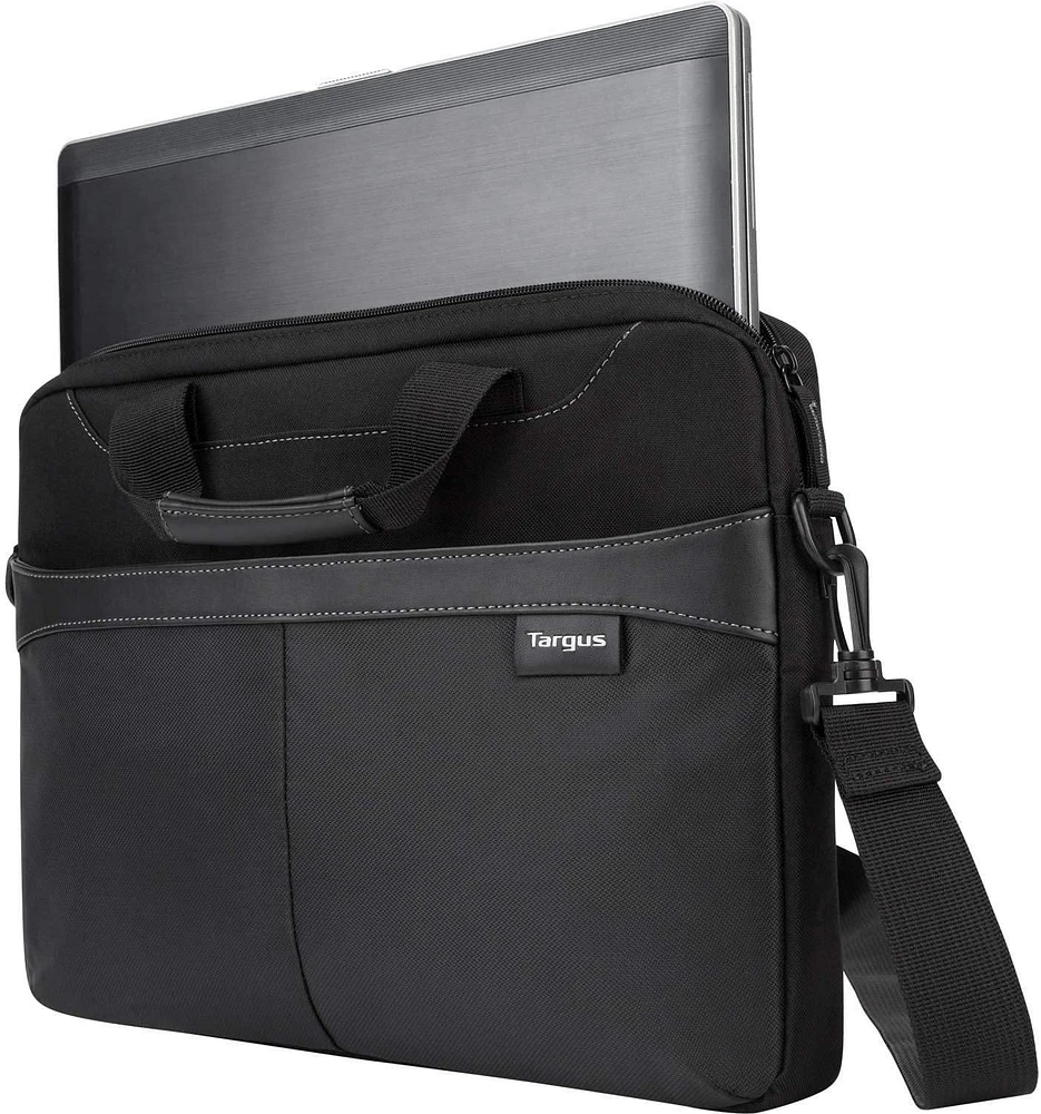 Targus - Housse Business Casual de 15,6 po avec bandoulière amovible, noir (TSS898)