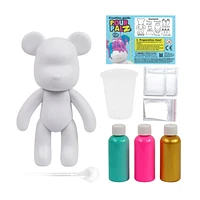 Pour Palz Large Paint Bear - Golden Dream
