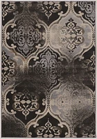 Tapis Bijou Arthur bleu et beige de 8 pi x 10 pi 4 po