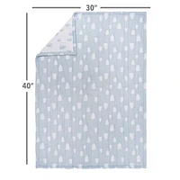 Modern Moments by Gerber Lot de 1 couvertures en gaze jacquard Taille 30" x 40"