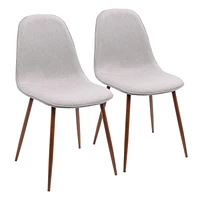 Chaise milieu-du-siècle Pebble, par LumiSource