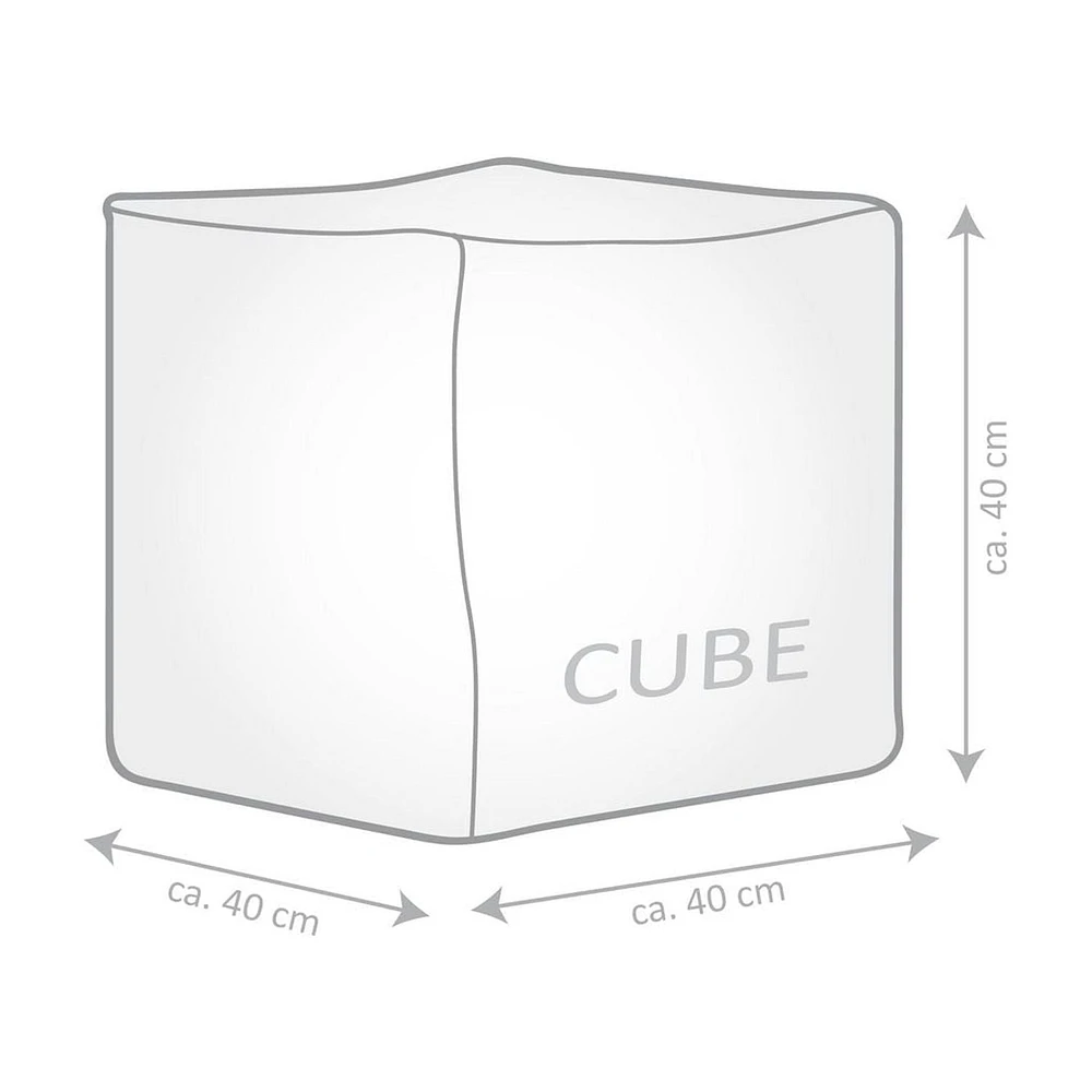 Pouf en forme de cube Brava de Sitting Point