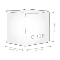 Pouf en forme de cube Brava de Sitting Point