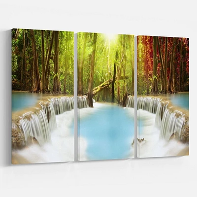 Design Art Les Chute D’Eau D'Huai Mae Kamin  Art Sur Toile