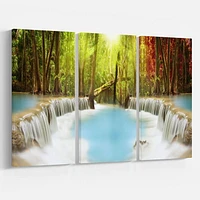 Design Art Les Chute D’Eau D'Huai Mae Kamin  Art Sur Toile
