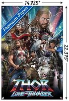 Marvel Thor: Love and Thunder - Amazing Wall Poster, 22.375" x 34" Framed