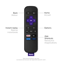 Roku Express (New, 2023) HD Streaming Device with High-Speed HDMI Cable and Simple Remote (No TV Controls), Guided Setup and Fast Wi-Fi Le streaming HD