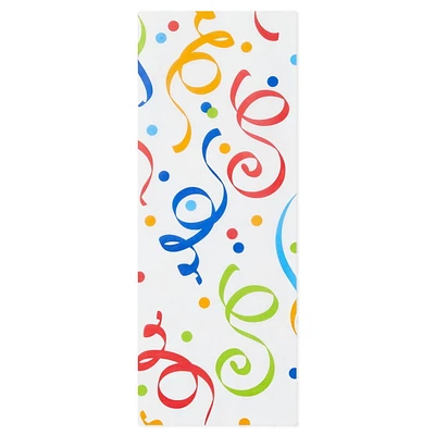 Papier de soie pour emballer les cadeaux, Hallmark (6 feuilles : confettis multicolores) pour les fêtes, les remises des diplômes, les célébrations