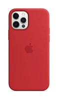 Apple Silicone Case with MagSafe (for iPhone 12, 12 Pro) - Kumquat