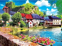 Kodak 550pc Puzzle - Auvezere River in France, Kodak Prem 550PC Puzzle