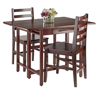 Winsome Taylor 3PC table de feuille de baisse & chaise à dossier échelle
