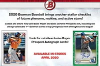 Pack économique de 20 Topps Bowman Baseball