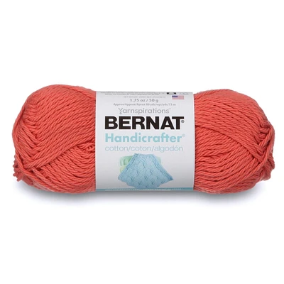 Bernat® Handicrafter® Yarn, Cotton #4 Medium, 1.75oz/50g, 80 Yards, Cotton 4 Medium Yarn