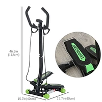 Twist Stepper réglable Mini Twister Stepper Home Gym avec écran LCD et cordes