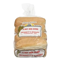 Hot Dog Buns, 370 g / 8 Count