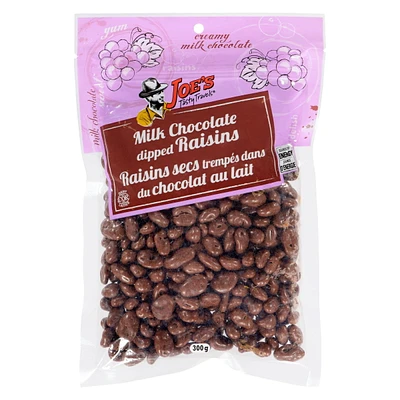 Joe's Tasty Travels Joe’s Tasty Travels - Milk Chocolate Dipped Raisins, 300 g